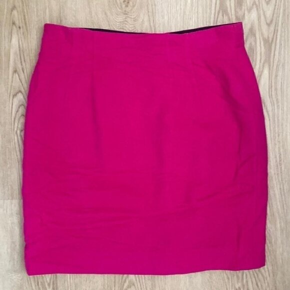 Y2K Vintage Lauren by Escada Wool Pencil Skirt 90s Minimalist - Picture 3 of 11